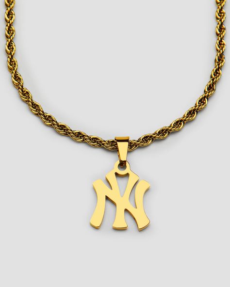 Shop All Earrings – GRISÉ NYC Yankees Necklace, 18k Gold Necklace, Black Boy, Gold Rope Chains, 18k Gold Earrings, Rope Chain Necklace, Ny Yankees, Gold Plated Rings, Cross Pendant Necklace