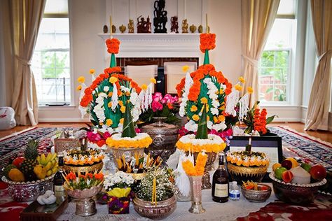 Laos Wedding Ceremony Baci Ceremony Laos, Laos Wedding Ceremony, Lao Wedding Ceremony, Lao Wedding Decoration, Laotian Wedding, Laos Dress, Lao Wedding, Laos Culture, Laos Wedding