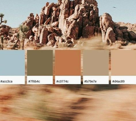 Desert Colors Wedding, Arizona Colors Palette, Desert Mountain Color Palette, Old Western Color Palette, Desert Design Ideas, Desert Colors Palette, Terracotta Complimentary Colors, Desert Color Pallete, Vintage Western Color Palette