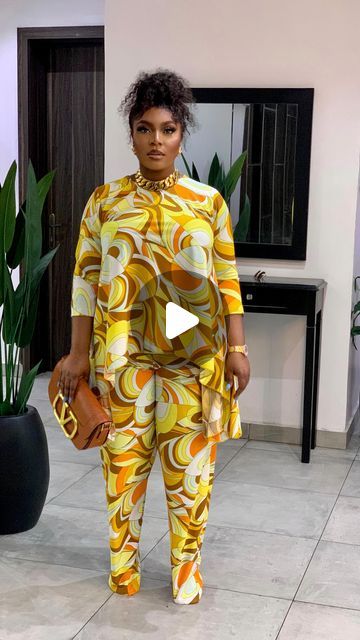 RHONKEFELLA BRAND on Instagram: "BOLA OFFICE SET  Naira price : 38,500  Dollar: 39  Fabric texture: thick quality crepe  Dispatch time frame 15th/20th December   Blouse sleeves are fitted Pants are also fitted   Pls note that we don’t guarantee a perfect fit based on measurements sent So all designs are made with allowance in it To leave room for adjustments if necessary" Crepe Blouse Design, Fitted Pants, Office Set, Fabric Texture, Workout Pants, To Leave, Blouse Designs, Perfect Fit, Texture