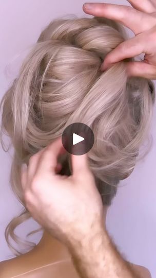 The Pammy Updo, Old Fashion Updos, Updo 90s Hairstyles, Fancy Hair Down Styles, High Twist Updo, High Bridal Updo Tutorial, Easy Vintage Updo, How To Do Updos For Long Hair, Wedding Guest Hairstyles Medium Updo