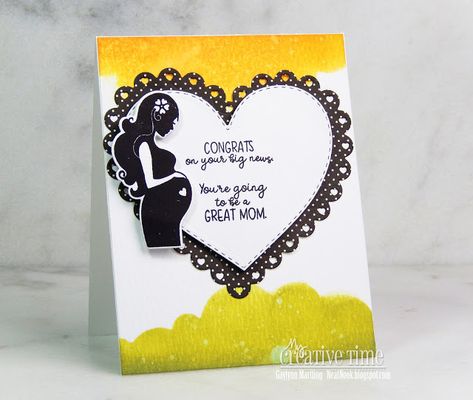 You're Going To Be A Dad, Pregnancy Congratulations Card, Pregnancy Kit, Pregnancy Congratulations, Baby Cards Handmade, Bee Cards, Card Sentiments, Distress Oxide Ink, Baby Bump