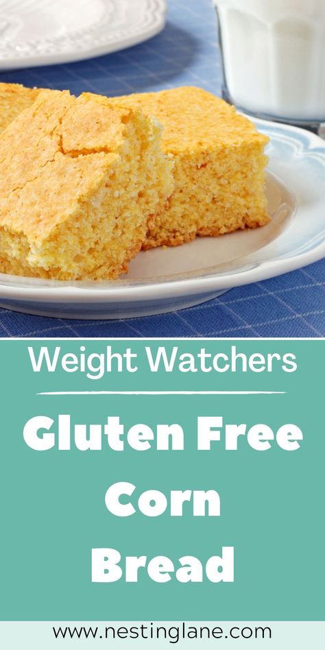 Weight Watchers Cornbread (Gluten Free) Recipe. This homemade Southern classic is better than the boxed versions, and not as difficult to make as you would think. It's made with cornmeal, sorghum flour, white bean flour, tapioca flour, cornstarch, xanthan gum, egg substitute, sugar, yogurt, margarine, and orange juice. MyWW Points: 6 Green Plan, 6 Smart Points. Personal Points will vary based on your individual plan. Weight Watchers Cornbread, Cornbread Gluten Free, Gluten Free Weight Watchers, Quick Gluten Free Meals, Smart Points Recipes, Gluten Free Cornbread, Gluten Free Sides Dishes, Sorghum Flour, Homemade Cornbread