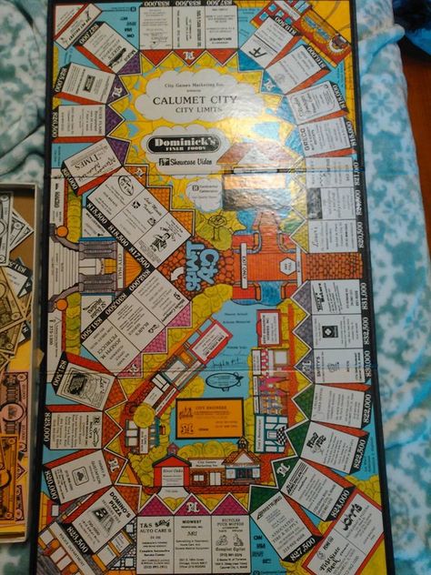 Calumet City "City Limits" board game Calumet City, Chi Town, City Limits, Illinois, Board Games