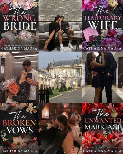 Catharina Maura Books, The Windsors Series, The Windsors By Catharina Maura, The Broken Vows Catharina Maura, The Wrong Bride, Broken Vows, Best Wattpad Books, Books Romance Novels, Book Club Reads