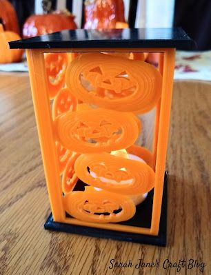 3d Printed Fall Decor, 3d Printed Halloween Decorations, Halloween 3d Print, Halloween 3d Printing, 3d Printed Halloween, Glass Etching Projects, Teen Crafts, Resin Printing, Halloween Lantern