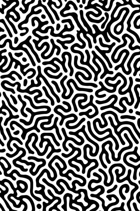 Illustration Simple, Easy Drawing Tutorial, Pattern Black And White, Fotografi Digital, Design Mandala, 3d Cnc, Abstract Pattern Design, Organic Pattern, Pattern Collection