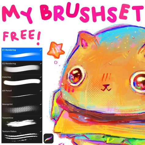 Free Impori Brush Set for Procreate - LIBRIUM Procreate Qr Code Brushes, Free Sketch Brushes Procreate, Good Procreate Brushes Free, Digital Brushes Procreate, Brush Pen Procreate Free, Brushes Digital Art, Art Ideas For Procreate, How To Download Procreate Brushes, Procreate Free Brushes Drawing