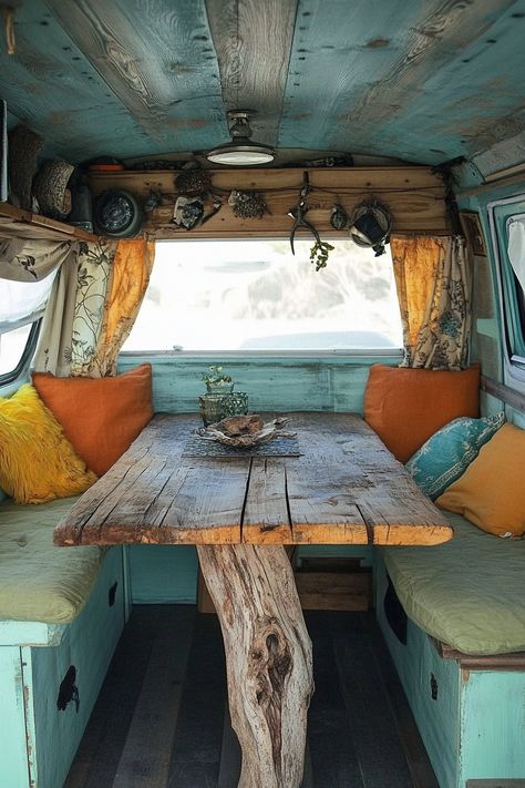 49 Beachcomber-Style Camper Van Makeovers  If sun-soaked journeys and the open road are calling you, then buckle up because we've got quite the treat for your adventurous heart! Discover the ultimate fusion of wanderlust and home comforts with our insider guide to 49 Beachcomber-style camper van makeovers. This isn't just an article, it's a golden…  Read more: https://tastyinteriors.com/49-beachcomber-style-camper-van-makeovers/ Camper Van Kitchen Ideas, Trailer Conversion To Camper, Diy Camper Interior, Vanlife Ideas, Camper Home, Camper Bar, Camper Van Kitchen, Hippie Camper, School Bus Camper