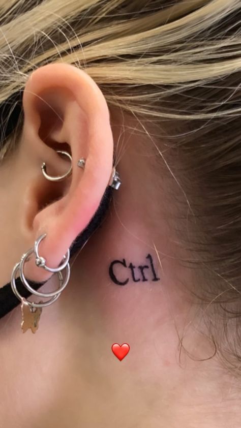 Ctrl Tattoo Ideas, Sza Ctrl Inspired Tattoos, Sza Ctrl Tattoos, Ctrl Sza Tattoo, Ctrl Tattoo, Sza Tattoos, Tattoos Infinity, Tattoos Mandala, Inspiration Tattoo