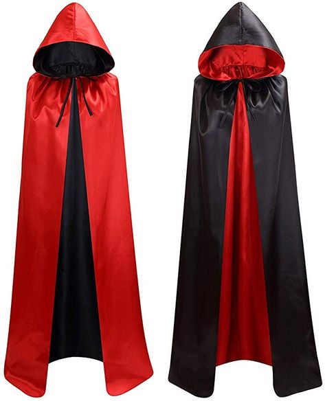 Devil Cosplay, Medieval Hood, Cloak With Hood, Vampire Cape, Inner Monster, Halloween Capes, Cultural Wear, Cape For Women, Cape Costume