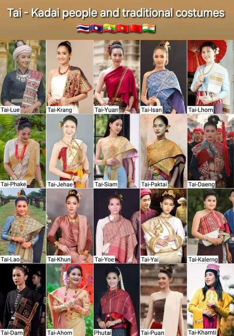 Laos Traditional Dress, Wedding Archway, Northeast India, Thai Traditional Dress, Culture Shock, Traditional Dress, Fashion History, Traditional Dresses, Laos