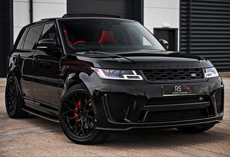 Red Range Rover, Range Rover 2023, Black Range Rover, Range Rover Interior, Range Rover Svr, Range Rover Black, Black Range, Lux Cars, Red Interior