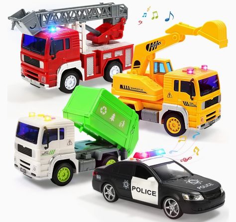 Kids Police Car, Police Car Lights, Police Lights, Toddler Boy Toys, Toy Fire Trucks, Go Car, Sound And Light, Play Vehicles, Kids Area