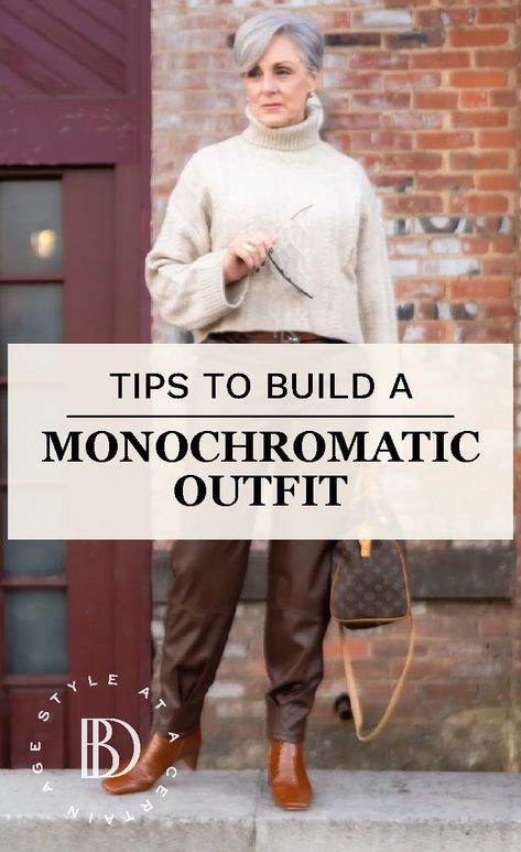 Styling Monochrome Outfits, Classic Monochrome Outfit, Monochromatic Fashion Women, Monochromatic Looks Outfits, Monochromatic Winter Outfits, Monochrome Outfits For Women, Monocratic Outfits, Monochromatic Outfit Casual, Casual Monochromatic Outfit