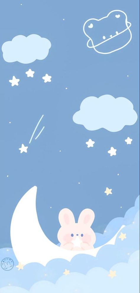 Pin by Pearly Lim on Wallpaper | Cute blue wallpaper, Bunny wallpaper, Baby blue wallpaper Cute Blue Wallpapers Iphone, Wallpaper Bunny, Baby Blue Wallpaper, Rabbit Wallpaper, Blue Drawings, Cute Blue Wallpaper, Baby Blue Aesthetic, Cocoppa Wallpaper, Cute Laptop Wallpaper