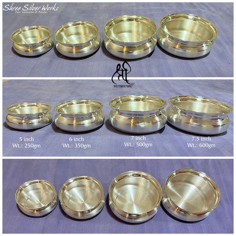 Silver Articles, Silver Lamp, Pooja Items, Silver Pooja Items, Dinning Set, Goddess Decor, Silver Items, Silver Bowl, Bride Jewelry