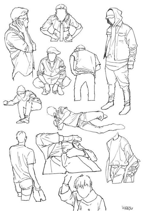 Clothing sketch doodle art drawing reference character design 강아지 그림, Body Reference Drawing, 캐릭터 드로잉, Poses References, Drawing Clothes, Anatomy Art, Anime Poses Reference, Drawing Poses, Drawing Reference Poses