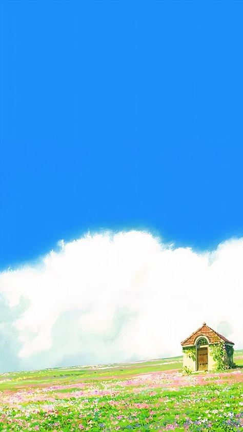 Wallpaper Ghibli, Castle Wallpaper, Ghibli Background, Ghibli Wallpaper, Studio Ghibli Background, Background Anime, Ghibli Artwork, Ghibli Studio, Howl's Moving Castle