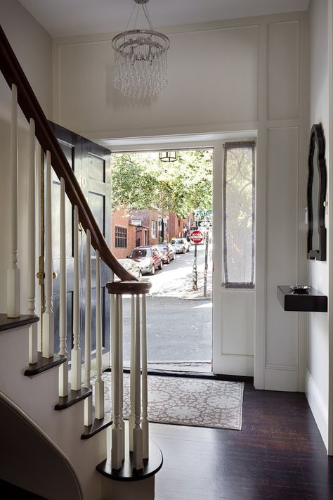 Boston Townhouse Interior, Boston Brownstone Interiors, Brownstone Boston, Boston Townhouse, Classic Townhouse, Boston Homes, Boston Interior Design, Boston House, Spa Like Bathrooms