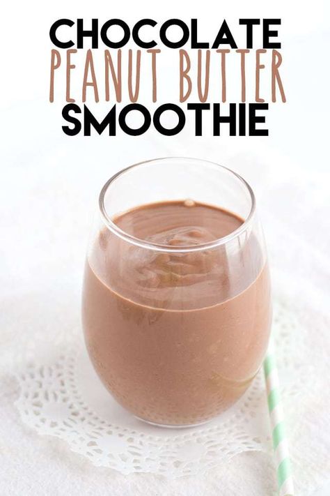 Chocolate Peanut Butter Smoothie Chocolate Peanut Butter Smoothie Recipes, Peanutbutter Smoothie Recipes, Apricot Smoothie, Banana Apple Smoothie, Chocolate Peanut Butter Smoothie, Peanut Butter Smoothie, Smoothie Drink Recipes, Tropical Smoothie, Chocolate Smoothie