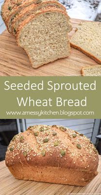 Sprouted Wheat Bread, Sprouted Wheat, Keto Bread Recipe, 90 Second Keto Bread, Sprouted Grain Bread, Sprouted Bread, Coconut Flour Bread, Ezekiel Bread, Living Simple