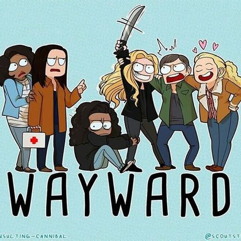 The Wayward Movement Supernatural Claire And Kaia, Claire And Kaia, Supernatural Claire, Family Feud Funny Answers, Funny Family Christmas Photos, Wayward Sisters, Wayward Daughters, Supernatural Drawings, Dean Castiel