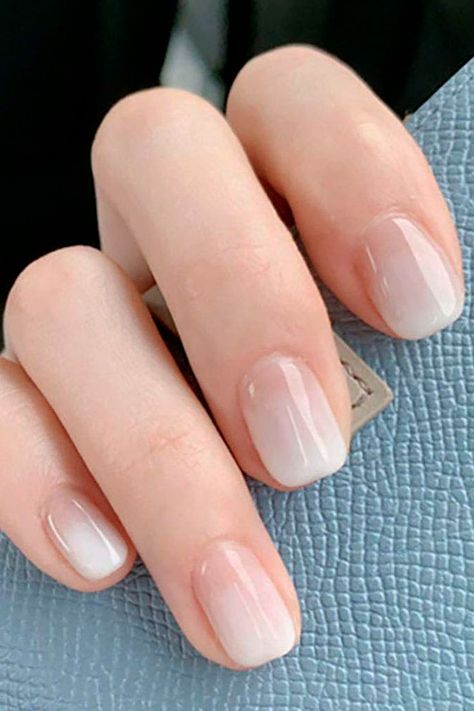 click image Simple Prom Nails, Nail Nail Designs, Wedding Day Nails, Office Nails, Short Fake Nails, Casual Nails, Designs Nail, Bride Nails, Trendy Nail Art