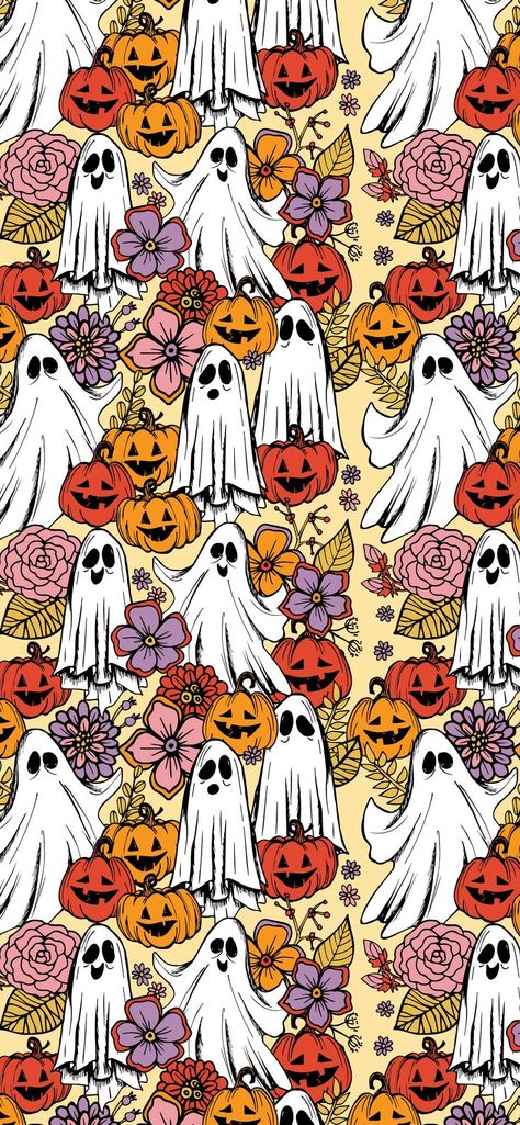 Wallpaper Backgrounds Halloween, Backgrounds Halloween, Groovy Ghost, Halloween Wallpaper Iphone Backgrounds, Halloween Wallpaper Backgrounds, Cute Fall Wallpaper, Witchy Wallpaper, Fall Background, Halloween Wallpaper Iphone