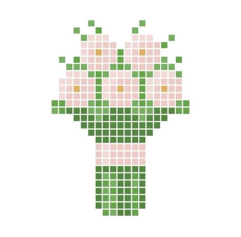 Pixel Drawing Flower, Pixel Art Aesthetic Pink, Melty Bead Designs, Art Room Posters, Kawaii Cross Stitch, Graph Paper Drawings, Easy Perler Beads Ideas, Easy Pixel Art, Pixel Drawing