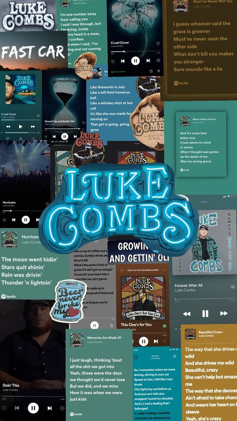 Luke Combs Wallpaper Iphone, Luke Combs Poster, Luke Combs Wallpaper, Country Song Lyrics Wallpaper, Luke Combs Lyrics, Western Backgrounds, Hunting Backgrounds, Country Boy Can Survive, Everything Lyrics