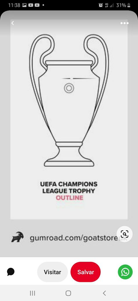 Champions League Trophy Tattoo, Real Madrid Drawing, Champions League Draw, Champions League Trophy, Liverpool Wallpapers, Football Trophies, Champions Trophy, Tattoo Outline, Uefa Champions League