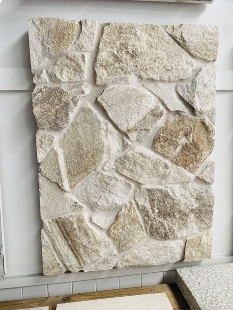 Indoor Stone Wall, Stone Backsplash Kitchen, Faux Stone Walls, Stone Walls Interior, Stone Accent Walls, Stone Wall Design, Shower Tile Ideas, Limestone Wall, Wainscoting Panels