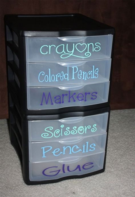 Back To School Organization, School Supplies Organization, Diy Office, Kid Hacks, Room Stuff, School Room, Homeschool Organization, Organization Kids, Toy Rooms