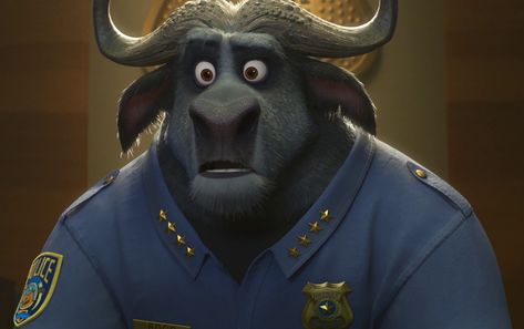 Zootopia Chief Bogo, Zootopia Sloth, Officer Judy Hopps, Zootopia Movie, Chief Bogo, Zootopia 2016, Zootopia Characters, Bonnie Hunt, Jenny Slate