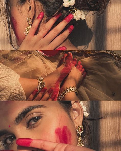 Bhaidooj Aesthetic, Traditional Self Portrait Photography, Aesthetic Desi Photoshoot Idea, Bengali Asthetic Picture, Bangoli Saree Traditional Look, Bengali Aesthetic Photography, Diwali Photoshoot Ideas For Women, Diwali Shoot Ideas, Indian Modeling Photoshoot