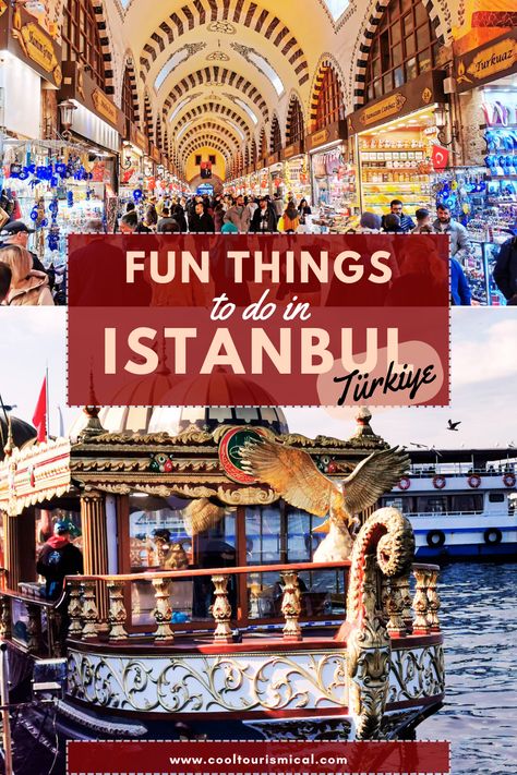 Istanbul things to do are reaching to such a great variety that a couple of weeks even would be unsufficient to visit, see, touch and taste all this place has to offer.  Pin this ultimate Istanbul guide for a memorable adventure in Türkiye. 📍🗺️✈️   #IstanbulAdventures #TurkeyTravel #ExploreIstanbul #TravelBucketList Istanbul Guide, Things To Do In Istanbul, Istanbul Travel Guide, Topkapi Palace, Travel Istanbul, Visit Turkey, Istanbul Travel, Dream Places, Turkey Travel