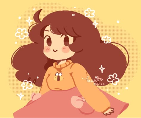 Bee And Puppycat, Paper Birds, Cute Art Styles, Cute Doodles, Cartoon Art Styles, Easy Drawings, Cartoon Art, A Girl, Art Style