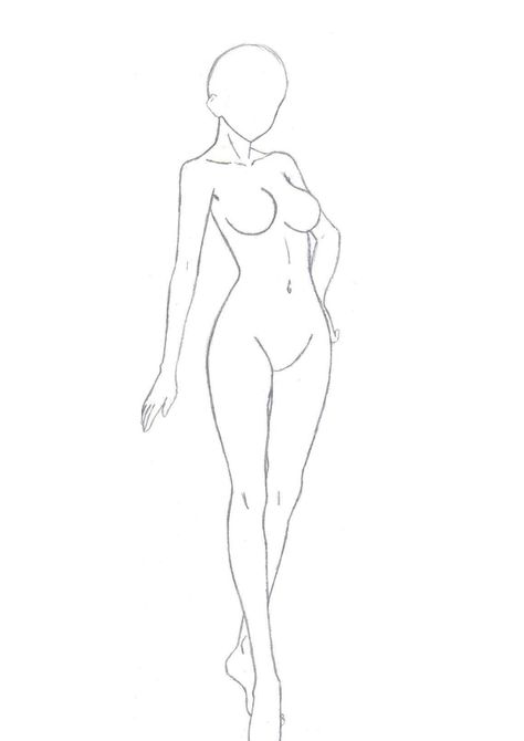 Figurini Moda Pose Base, Full Body Female Pose Reference Drawing, Woman Drawing Body Sketches Pose Reference, Women Body Reference Drawing, Full Body Sketch Reference, Drawing Poses Female Reference, Full Body Reference Poses, Anatomy Drawing Female, Full Body Drawings