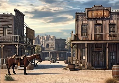 Wild West Train Station, Old Western Towns, Cowboy Pictures, Western Town, Bonnie Clyde, Western Cowgirls, Old Doors, Old West, Train Station