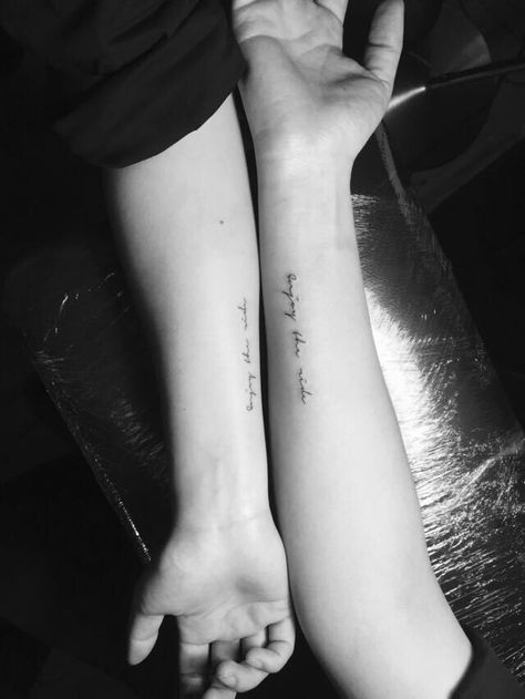 Enjoy the ride. Tattoo idea Enjoy The Ride Tattoo, Ride Tattoo, A T, Enjoy The Journey, Hubby Love, Enjoy The Ride, Tattoo Inspo, Tattoo Idea, Girl Crush