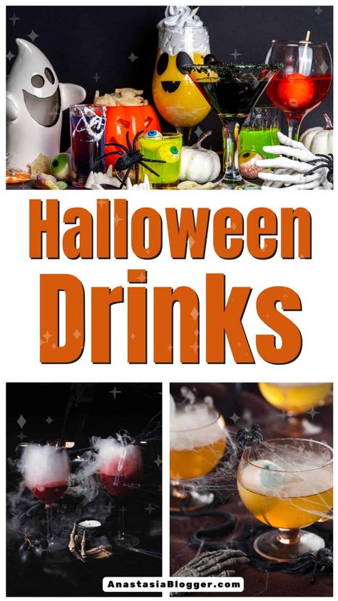 Halloween Drinks and Punch Recipes Halloween Drink Ideas, Punch Halloween, Halloween Recipes Drinks, Halloween Punch Recipes, Cocktails Easy, Halloween Cocktail Party, Halloween Party Drinks, Halloween Drink, Pumpkin Juice