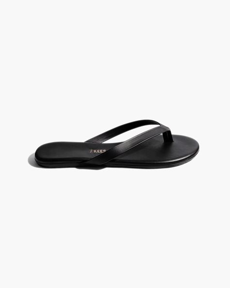 Boyfriend | TKEES Black Flip Flops, Shoe Inspo, Leather Flip Flops, Closet Essentials, Leather Conditioner, Linen Skirt, Women's Footwear, Shoes Shoes, Wide Straps