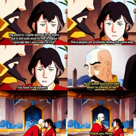 Poor Tenzin Tenzin And Pema, Avatar Picture, Team Avatar, Fire Nation, Avatar World, Avatar Aang, Everything Changes, Legend Of Korra, Aang