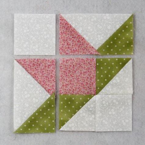 How to Sew this Variation of the Pinwheel Star Quilt Block or Brenda's – fabric-406 8 Inch Quilt Blocks, Pinwheel Quilts Ideas, Quilt Blocks Patterns, Big Block Quilt Patterns Free, Origami Quilt Blocks, Quilt Block Patterns Easy, Pinwheel Quilt Block, Flower Quilt Patterns, Half Square Triangle Quilts Pattern