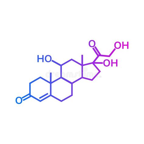 Stress hormone, cortisol. Chemical formula #Sponsored , #Sponsored, #ad, #hormone, #Chemical, #cortisol, #Stress Chemical Formula, Icons Design, Design Logo, Stock Vector, Vector Illustration, Logo Design, Science, ? Logo, Design