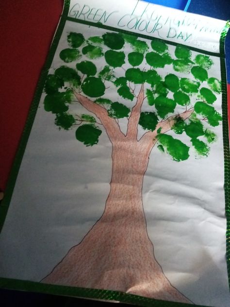 Color Green Activities For Preschool Art Projects, Green Color Activities For Preschool, Green Day Activity For Preschool, Green Crafts For Toddlers, Color Green Activities For Preschool, Green Day Activities For Kindergarten, Nursery Class Activities, Childcare Themes, Color Activities Kindergarten