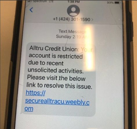 We have been made aware that scammers are impersonating Alltru Credit Union with text messages claiming their account has been restricted due to recent unsolicited activities. If you have received these messages, please do not click any links, give out any information about your account, or reply to any suspicious text messages. NEVER give out your personal or online banking information in an email, phone call, or text message. You should always refuse to provide your information to anyone w... Text Message Notification, Whatsapp Message Notification, New Message Notification, Credit Union Checks, Message Request 99+ Messenger, Online Banking, Credit Union, Text Messages, Accounting