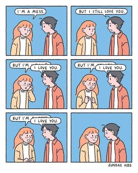 Sundae Kids, Relationship Comics, Arte Indie, Cute Couple Comics, Couples Comics, Comics Love, Cute Love Stories, Cute Couple Cartoon, Cute Love Cartoons