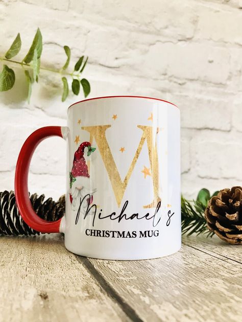 Christmas Eve Hot Chocolate, Christmas Mug Design, Christmas Gonk, Christmas Eve Box Fillers, Personalized Christmas Mugs, Ideas Navidad, Hello Lovely, Hot Chocolate Mug, Funny Greeting Cards